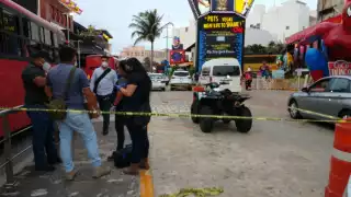 En el lugar quedó el casquillo percutido que fue asegurado por Servicios Periciales