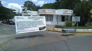 Los jubilados de Pemex han cerrado la calle 60 de Mérida