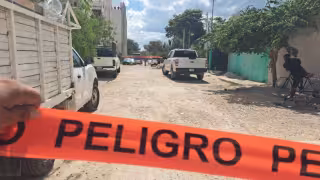 La zona fue acordonada para preservar posibles indicios relacionados con el ataque