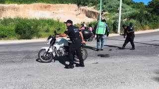 Trabajador termina lesionado tras fuerte accidente