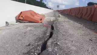 Un especialista indicó que la zona donde apareció la grieta en Playa del Carmen debe ser constantemente vigilada