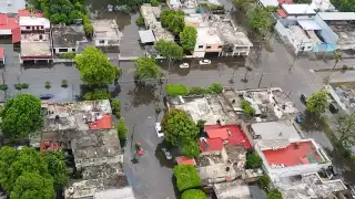 Chetumal se encuentra inundado por las fuertes lluvias