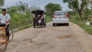 Carretera Bacabchén–Dzitbalché se deteriora con las lluvias y vecinos exigen reparación