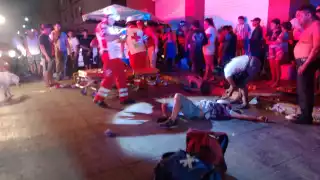 Paramédicos brindaron apoyo a los lesionados