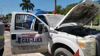 El humo no fue causante de un incendio en la pipa de gas LP