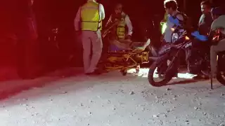 El hombre resultó con un brazo y una pierna fracturada