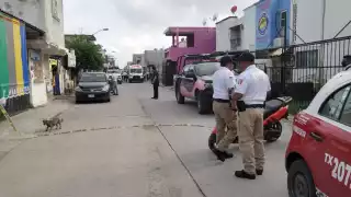 El joven fue trasladado al hospital aún con signos vitales