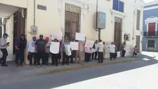 Campesinos de Izamal se manifiestan en la Procuraduría Agraria de Mérida