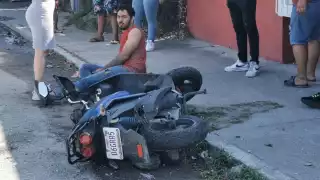 El joven lesionado solamente sufrió golpes contusos y abrasiones