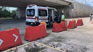 Un accidente vehicular ocurrió en las inmediaciones del periférico Pablo García y Montilla.