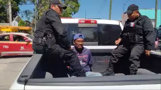 Tras la cacería, el hombre fue entregado a las autoridades