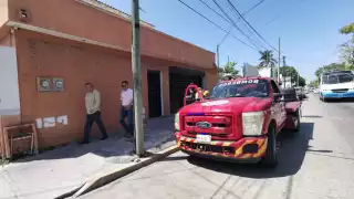 El flamazo se generó la manguera de una estufa