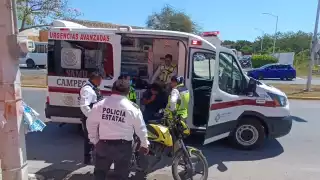 Repartidor convulsiona