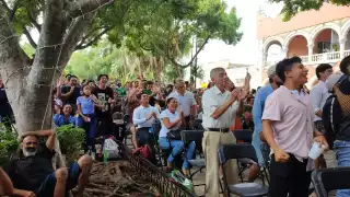 Se registró gran afluencia de personas en el partido México vs Polonia en Mérida