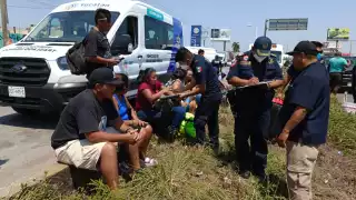 Los heridos presentaron varios golpes, pero no requirieron su traslado al hospital
