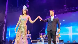 Los Reyes del Espectáculo del Carnaval de Campeche de este año fueron coronados este jueves