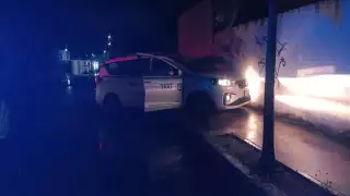 El taxista fue trasladado a un hospital