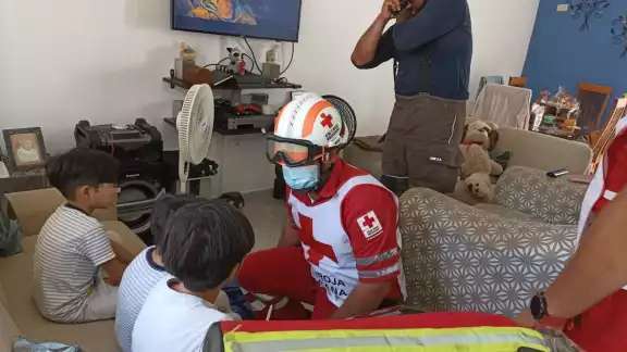 El fuego consumió varias pertenencias de la familia en Cancún