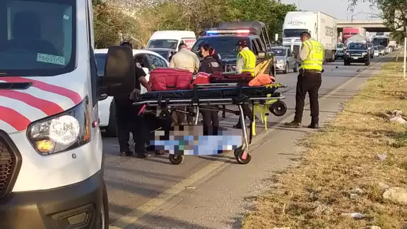 El hombre perdió la vida tras el fuerte impacto