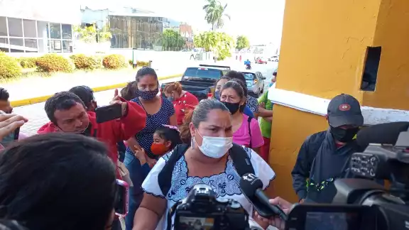 La responsable del movimiento acudió al ayuntamiento de Campeche