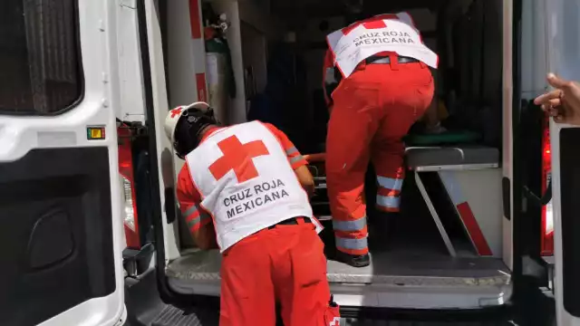 El ebrio fue trasladado a un hospital