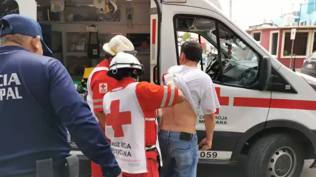 Al sitio arribaron agentes de la Dirección de Seguridad Pública de Ciudad del Carmen y la Cruz Roja