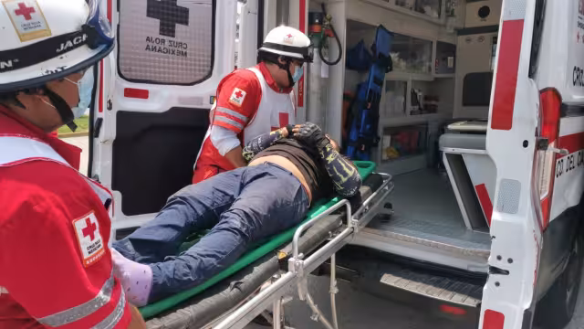 Uno de los motociclistas era repartidor de motomandadito