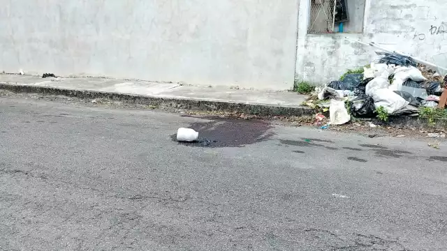 Se desconoce quien abandonó las viseras y sangre en un reciente en Cozumel