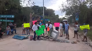 Habitantes de Uxuxubi en la zona de Akumal exigen la liberación de un poblador detenido