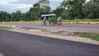 Piden rampas para cruzar la vía federal en la carretera Campeche-Mérida