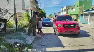 Incendio en Ciudad del Carmen moviliza a bomberos y policías