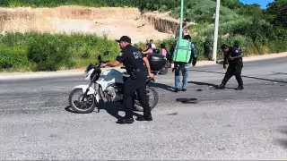 Fuerte choque en la colonia Peña deja un lesionado en Campeche