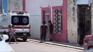 Movilización familiar por emergencia médica en barrio de Campeche