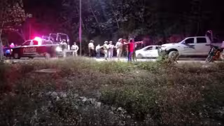Se accidenta unidad de la Marina en carretera Químico Pastrana de Cancún