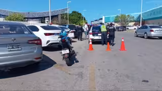 Motociclista lesionado tras choque en zona centro de Campeche