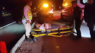 Motociclista se salva de milagro tras accidente en la Mérida-Campeche