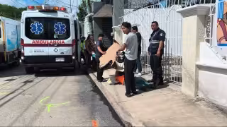 Motociclista resulta herido tras ser embestido en la colonia San Arturo de Campeche