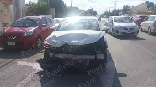 Solo se registraron daños materiales tras el choque en Mérida