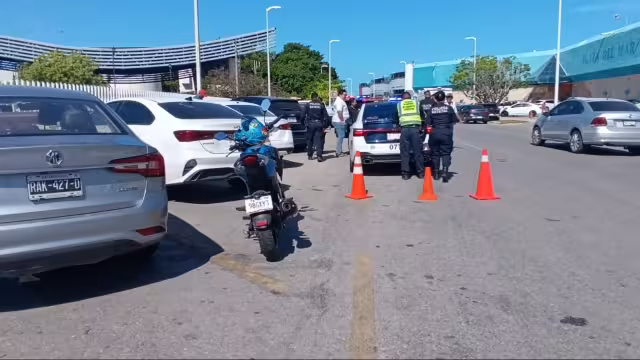 Accidente vial en Ruiz Cortinez deja saldo de daños y heridas menores