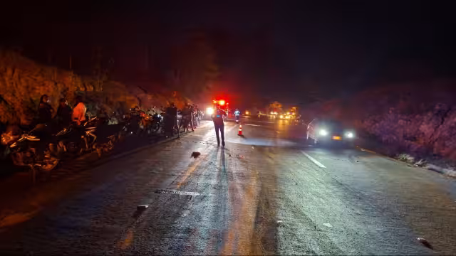 Elementos de la Guardia Nacional acordonaron la zona.