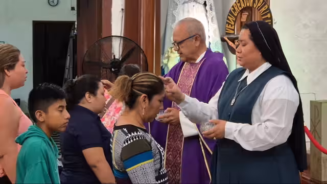 Capillas de Champotón se suman a la celebración del Miércoles de Ceniza