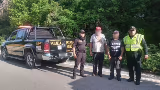Rescatan a dos hombres de la tercera edad tras pasar la noche perdidos en el monte en Peto
