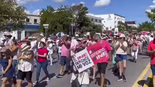 Anuncian marcha en Cancún para defender al INE