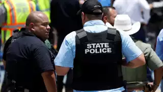 El lugar fue acordonado tras el ataque. Foto: Twitter