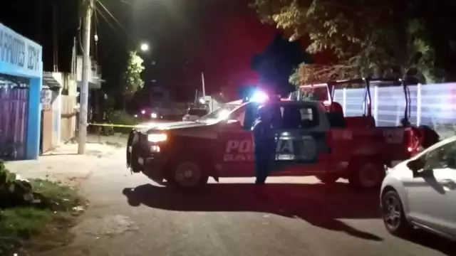 La zona fue acordonada por Policías para comenzar las investigaciones