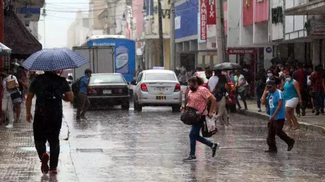 En los próximos días se esperan lluvias fuertes en varias zonas en Yucatán
