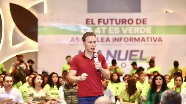 Manuel Velasco es aspirante a la Presidencia de México en 2024 por el Partido Verde