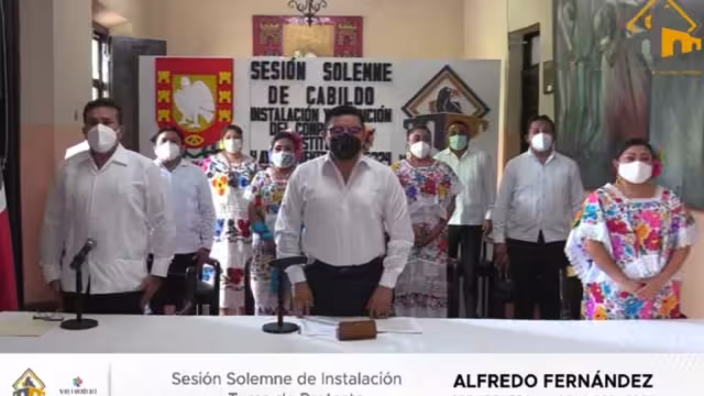 Inicia sesión solemne para la toma de protesta de Alfredo Fernández  como Presidente Municipal