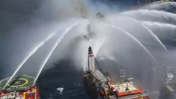 Se reportó explosión en instalación Nohoch-A, a 80 kilómetros de Ciudad del Carmen
