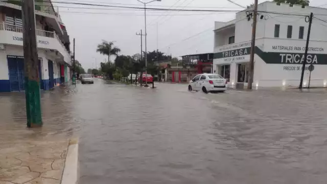 La comunidad de Naranjal Poniente ha sido una de las más afectadas con las lluvias, sobre todo en las zonas bajas